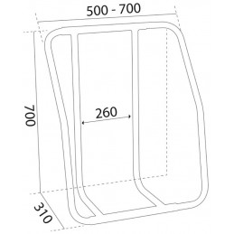Porte-radeaux verticale - Osculati