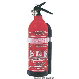 Extincteur poudre 1kg 5A 34B C Angleterre/France - Osculati