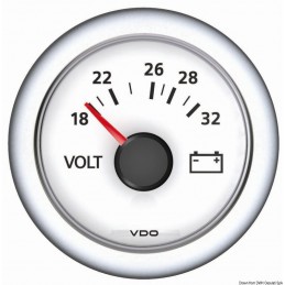 Voltmètre blanc 18/32 V - Osculati
