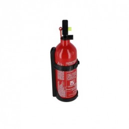 Extincteur à poudre ABC - 2 Kg avec manométre - Plastimo