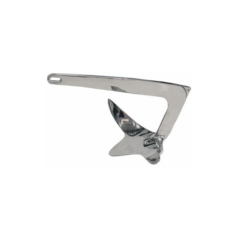 Ancres en Inox FHD Inox 7.5 Kg pour bateau de 6.50 m - Tid Inox