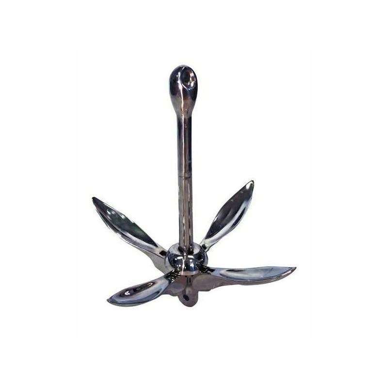 Ancre Grappin 2.5 Kg Inox - 316 Poli - 