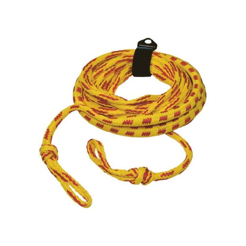 Corde de traction L13 m + 2 m élastique - Rés. Traction 1860 kg