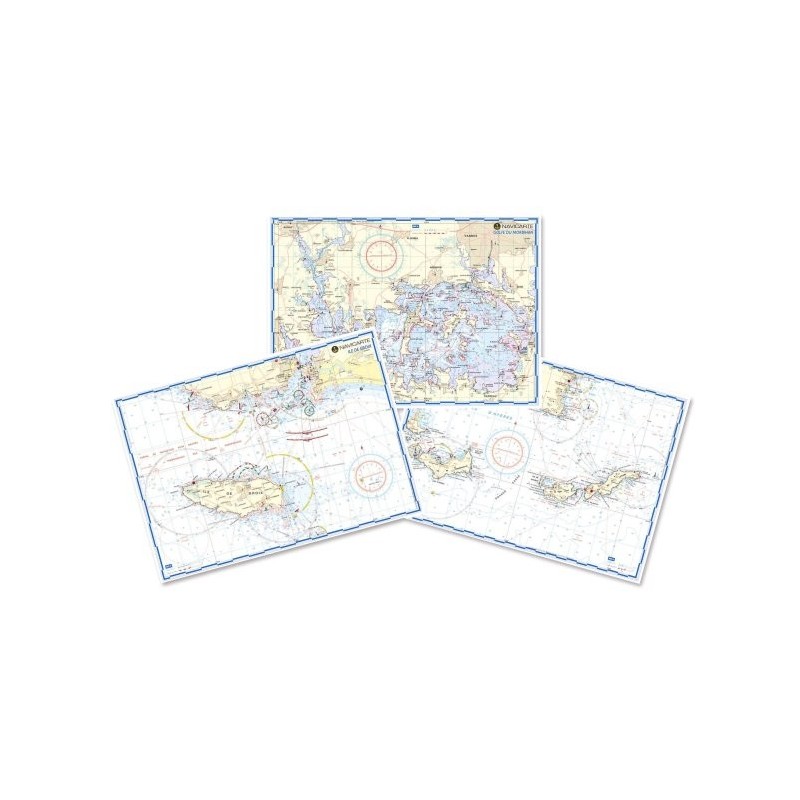 NAVICARTE DOUBLE 528-1014 ST VAAST - ILES ANGLO NORMANDES - 