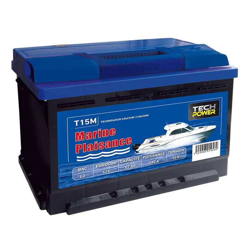 BATTERIE TP MARINE L2 12V 62Ah/540A - PROXITECH