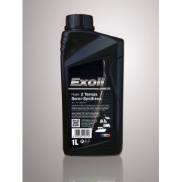 Huile 2 temps Semi - Synthése ( EXOIL ) - 1 Litre - EXOIL