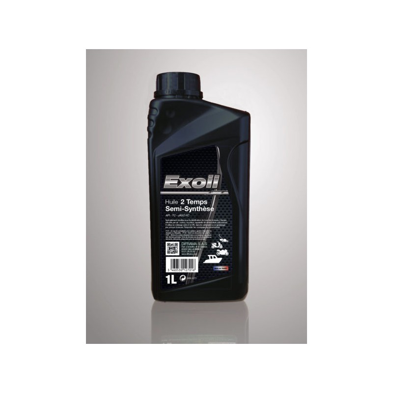 Huile 2 temps Semi - Synthése ( EXOIL ) - 1 Litre - EXOIL