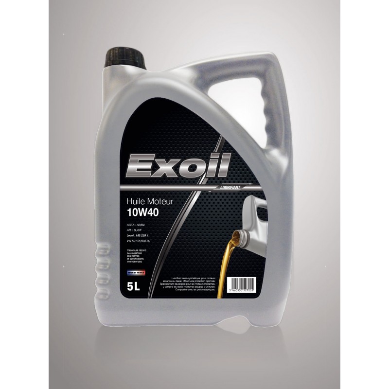 Huile Moteur 10W30 - 5 LITRES - EXOIL