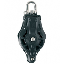 Poulie sans billes simple - Réa 35 - Emerillon manille ringot -