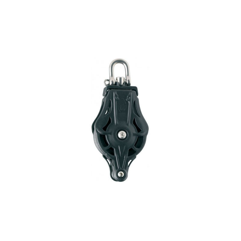 Poulie sans billes simple - Réa 35 - Emerillon manille ringot -