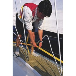 Ligne de vie Jaune en Polyester - Longueur 6 à 10 m - Plastimo