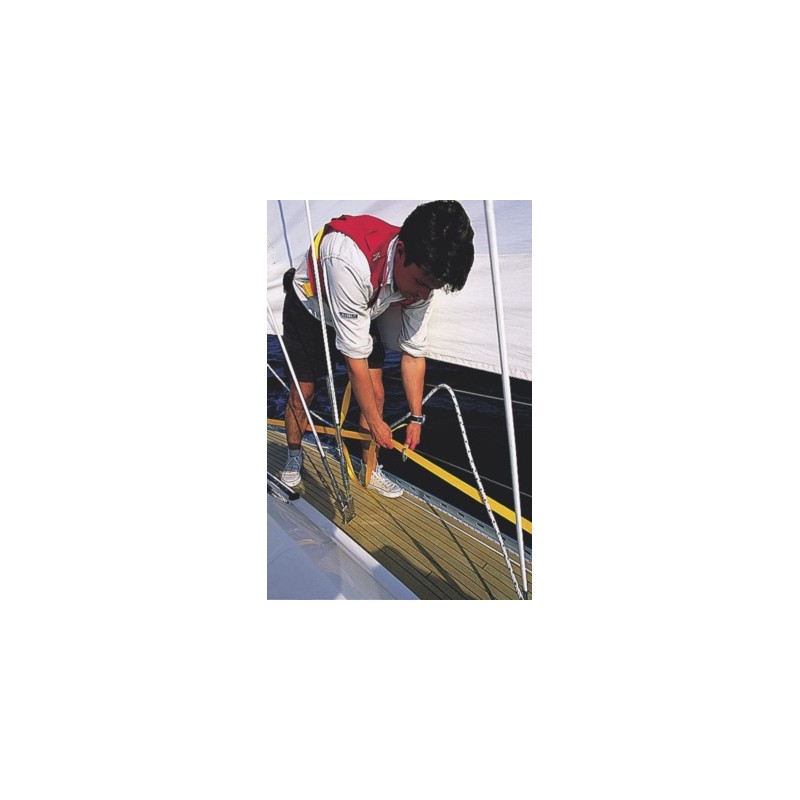 Ligne de vie Jaune en Polyester - Longueur 6 à 10 m - Plastimo