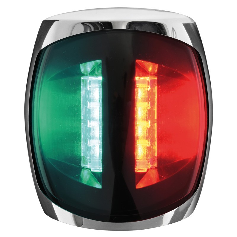 Feu de navigation Sphera III 112,5° inox bicolore - Osculati