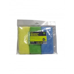 Lingettes micro fibre colorés en lot de 3 - Matt Chem
