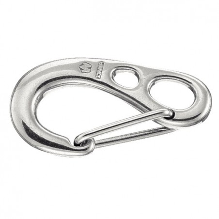 Lot De 2 Mousquetons Avec Sécurité - Longueur 80mm - Inox A4/316 - FP INOX