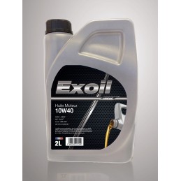 Huile Moteur 10W40 - 2 LITRES - EXOIL