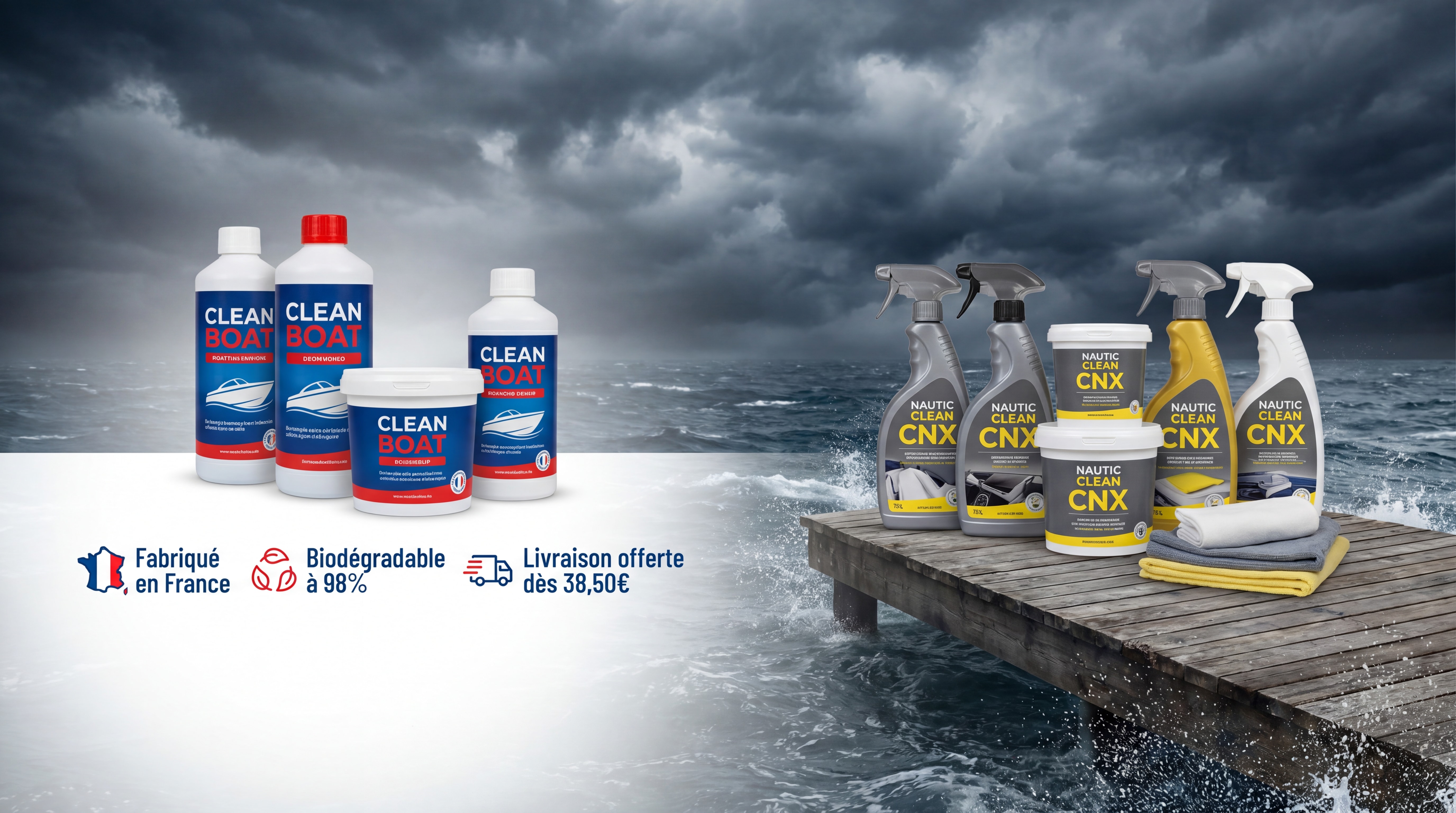 Gamme Clean Boat & Nautic Clean CNX